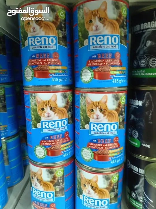 Reno معلبات قطط صناعة تشيكية