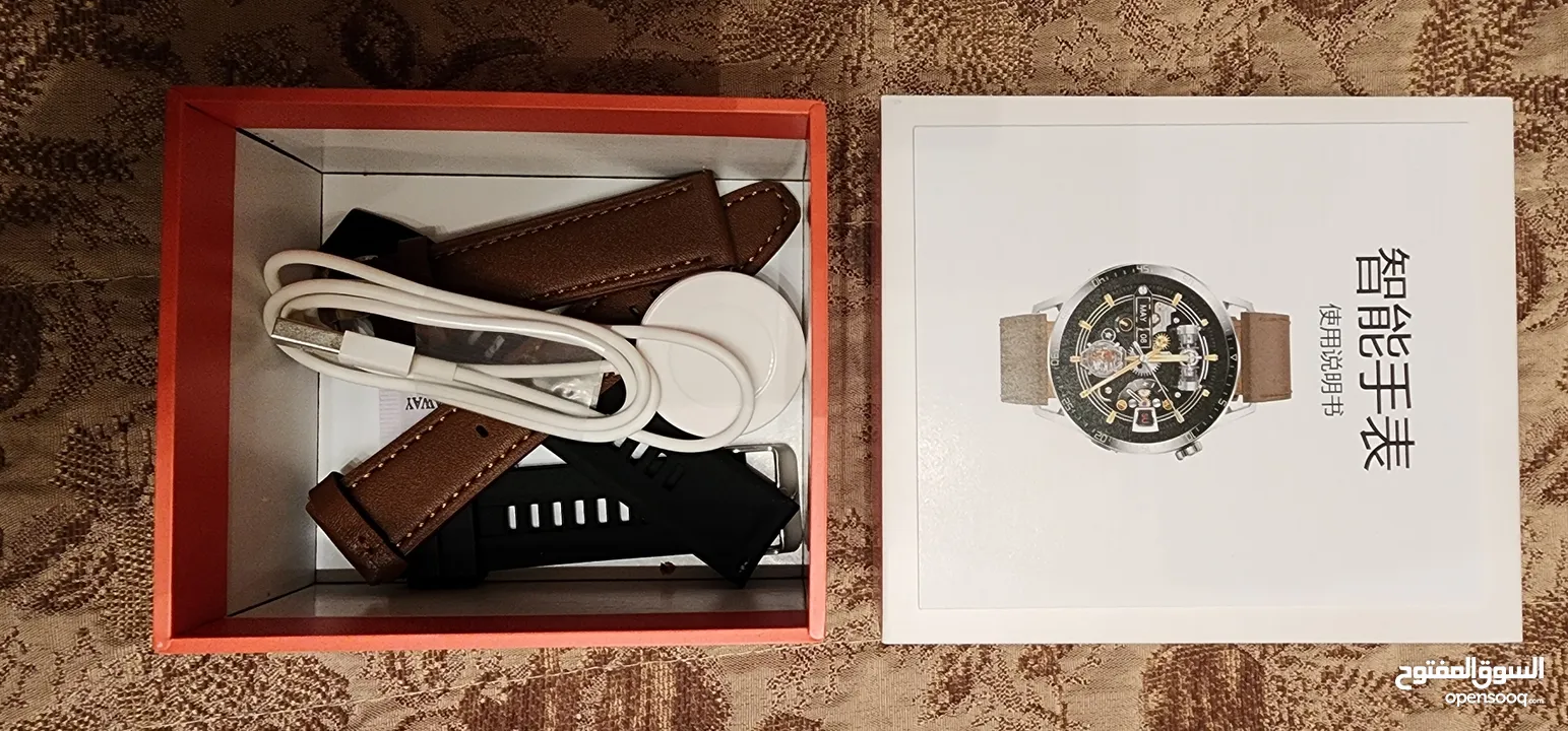 سعررر حرق مغري جدا فخامة الساعات الاصلية  SMART WATCH  جديده