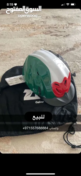 Zee UAE flag helmet