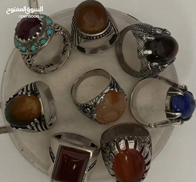 خواتم فضة مرتب