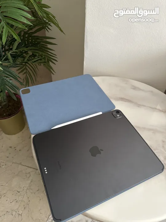 iPad Pro M4 شاشة 13 + كفالة + قلم جديد + كفر اصلي