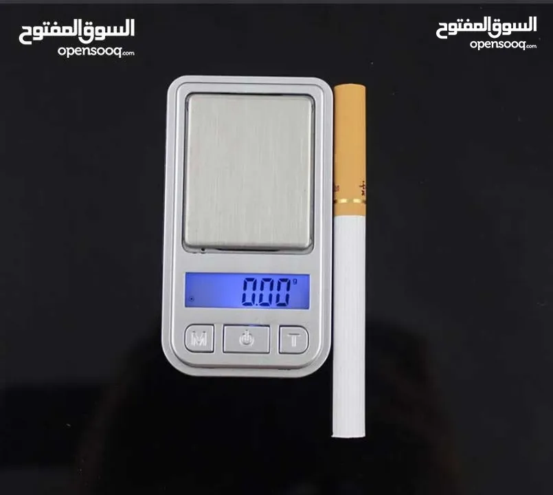 ميزان الكتروني صغير و دقيق  يحتاجه كل بائع ذهب مع محفظه صغيره