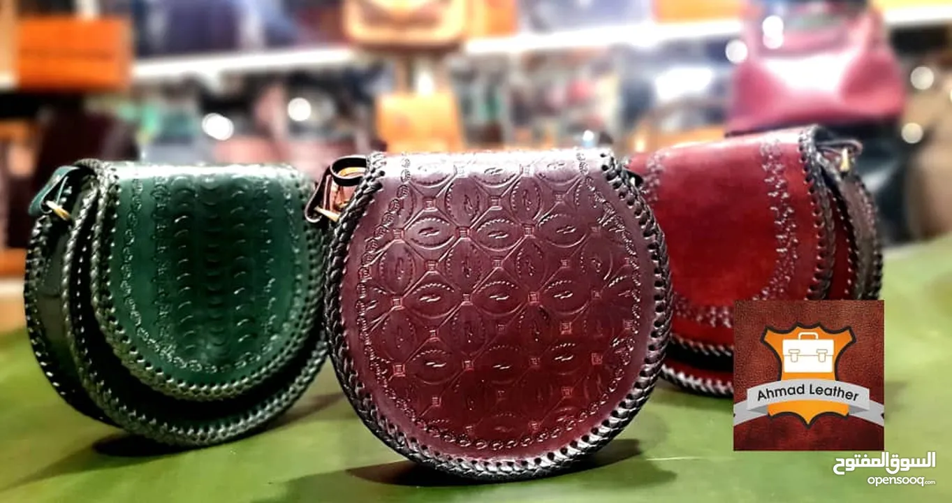 Handmade leather bags for women حقائب جلدية مصنوعة يدويا للنساء