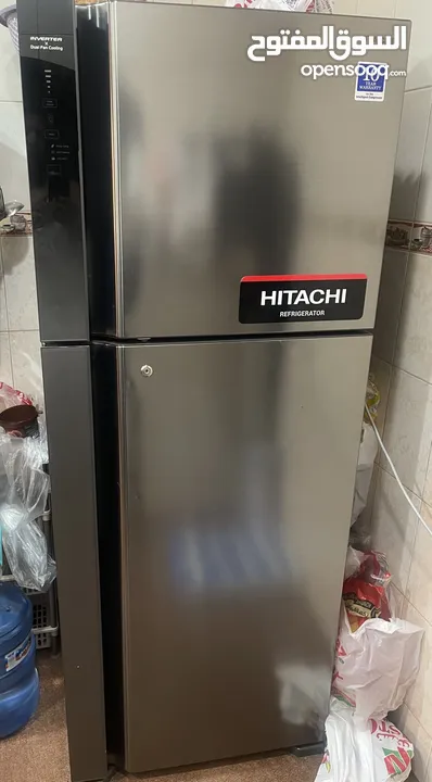 Hitachi 650L Two Door Top Refrigerator