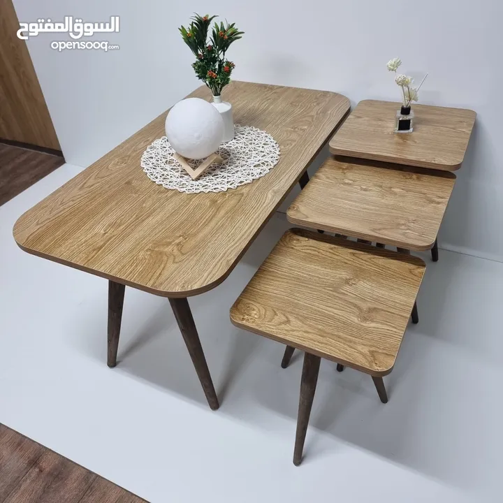 طاولات وسط نظام تركي  4 قطع     العرض لفتره محدوده سارع بالطلب