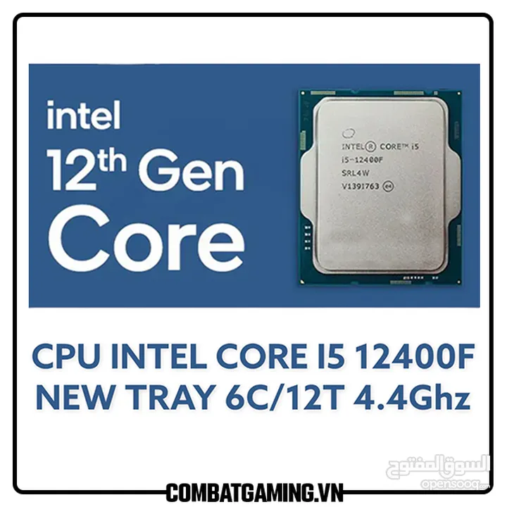 INTEL CORE i5 12400F 6C - 12TH - 8GB DDR4 RAM - NVIDIA GEFORCE GTX 1660 SUPER 6GB GDDR6 GAMING PC