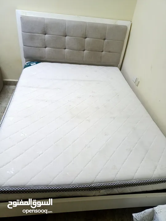 Bed with New mattress URGENT SALE