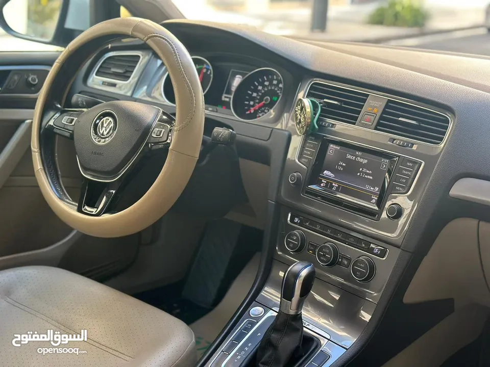 e Golf 2015 بريميوم  كرت ابيض فل كامل