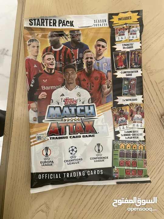 Topps MATCH ATTAKS (2025) توبس ماتش اتاكس (2025) STARTER PACK