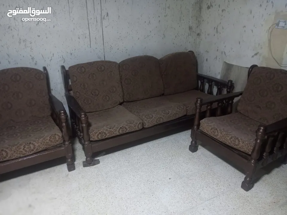 طقم مورس 7 مقاعد مع 14 حبه اسفنج