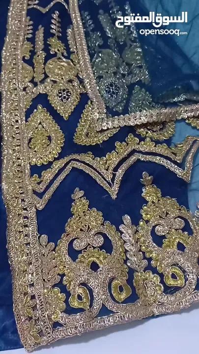 قفطان مناسبات لون تركواز