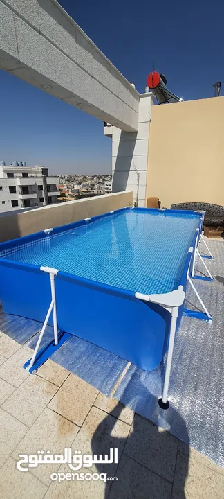 المسبح العملاق بطول 4.5متر للمنازل والمزارع والمنتزهات