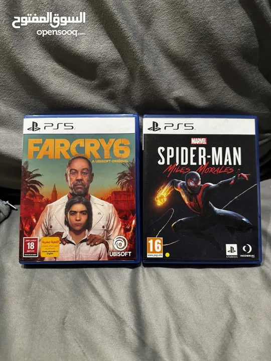 Far cry and Spider man for PS5