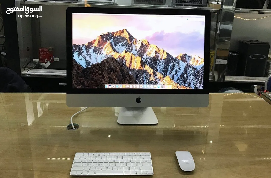 جهاز كمبيوتر imac مدمج مع شاشة أصلي من ابل