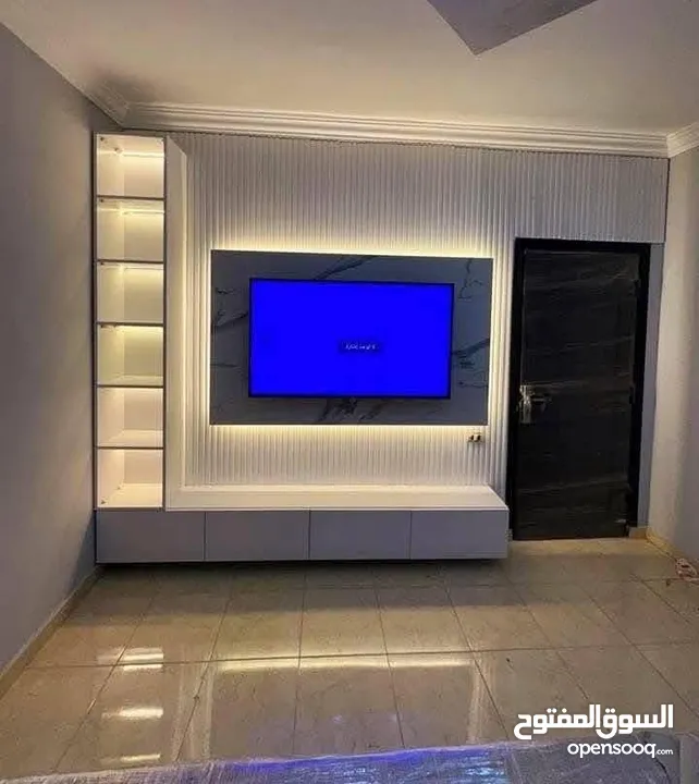 ورق جدران والشيبورد وبانوهات باركيه بديل الرخام وبديل الحجر والقرميد والفاير بليس وجبسن بورد