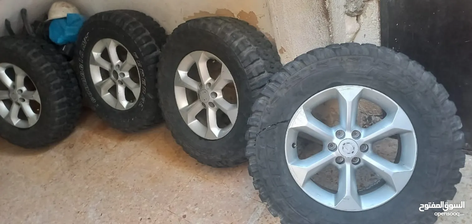 جنط نيسان نيفارا اصلي 17 كوشوك وكاله nissan navara