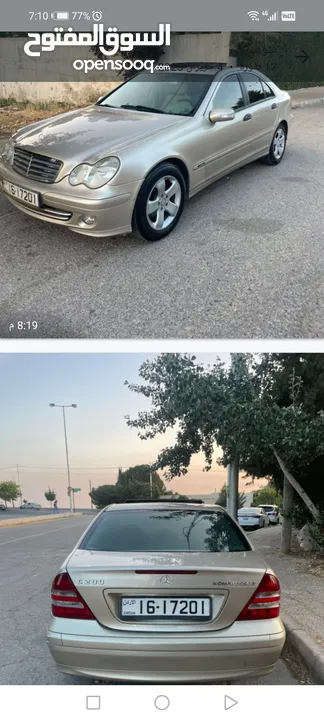 مرسيدس C200 موديل 2005 فحص كامل7جيد