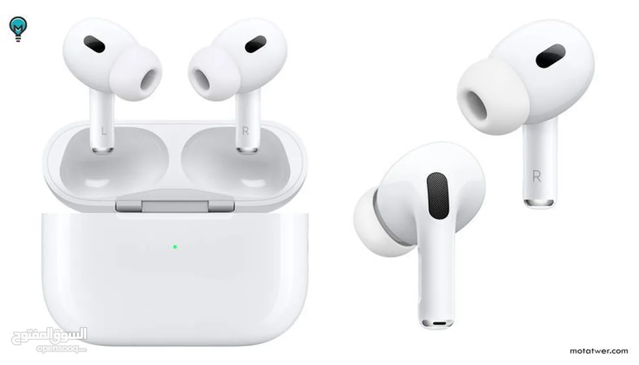 سماعة ابل ايربودز برو الجيل الثاني (AirPodsPro2)جديدة/سعر نار