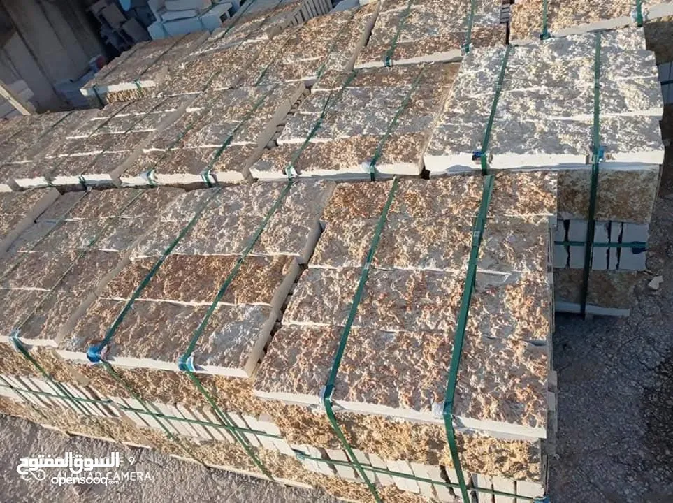 بيع جميع انواع الحجر الطبيعي والشايش باجود الأنواع