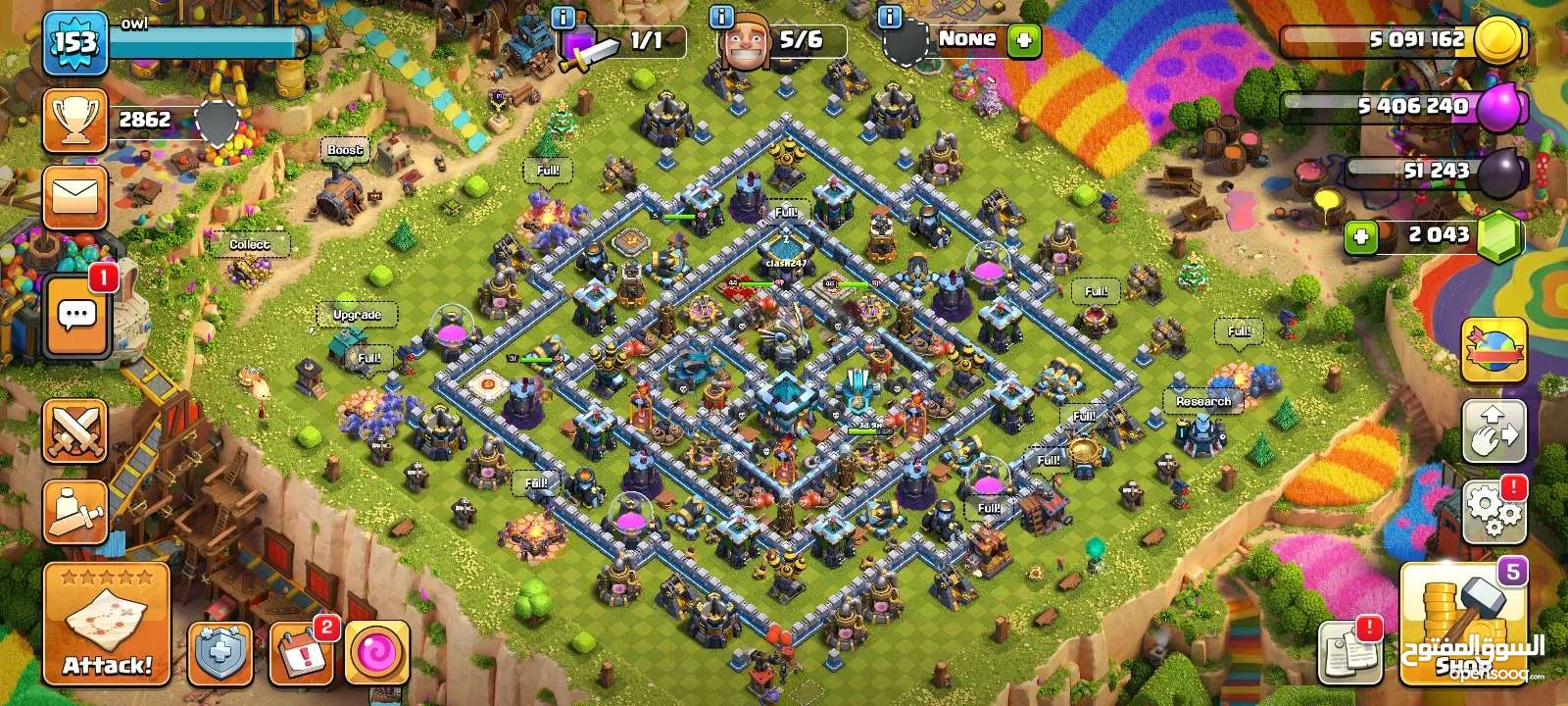 2016 Clash of Clans account for cheap