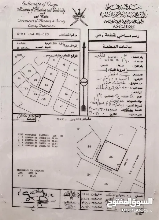 ارضين للبيع  12000 قابل للتفارض