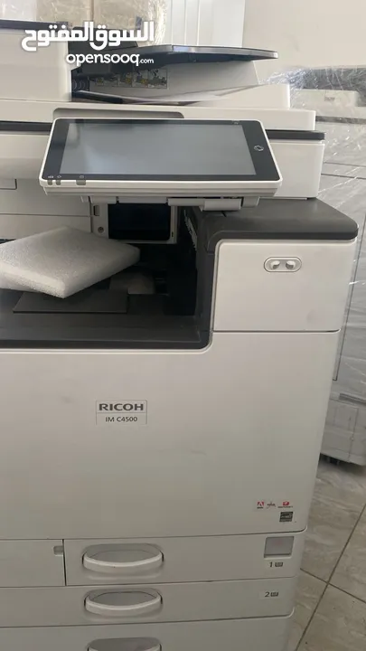 ماكنة تصوير ريكو im c4500 حديثة جداً 2025