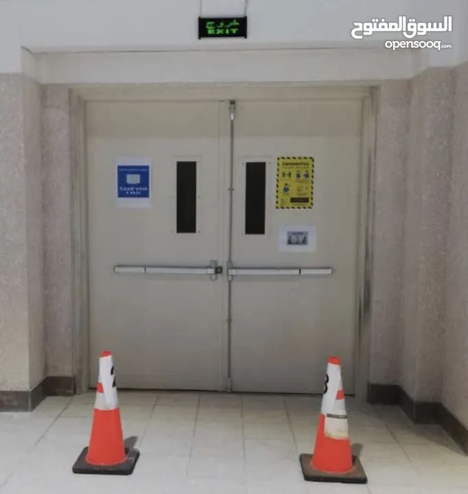 تسليم متطلبات دفاع مدني أجهزه اطفاء و انذار الحريق ابواب مقاومه للحريق طفايات الحريق صيانه و توريد