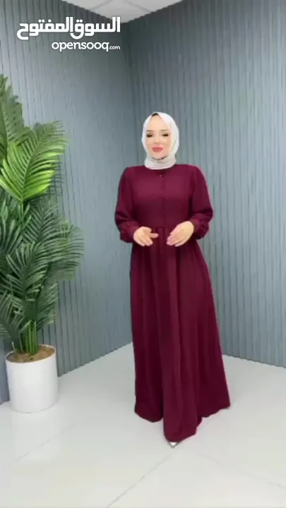 فستان تركي كريب ماركة anila moda