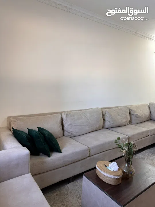 طقم كنب شبه جديد للبيع