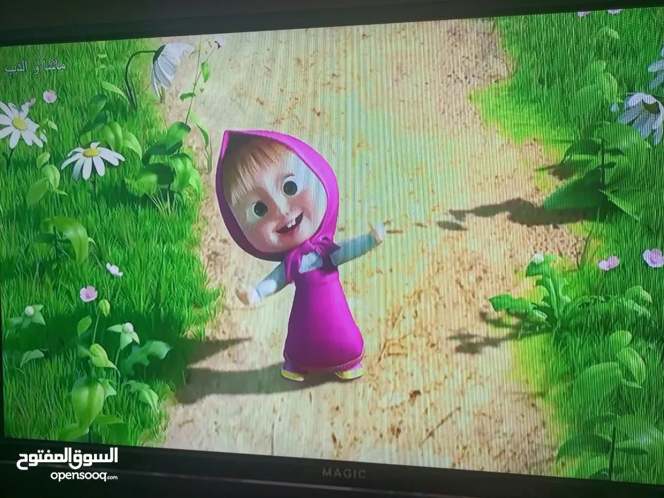 شاشة ماجيك عاديه وليست سمارت للبيع في اربد