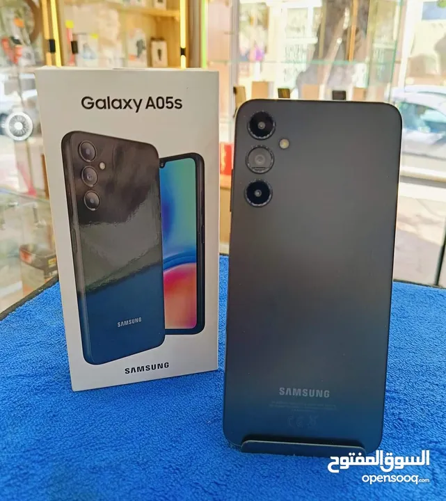 مشغل ايام Samsung A05s رام 8 جيجا 64 و 128 هدية كفر ولزقة وشاحن الاصلي متوفر توصيل