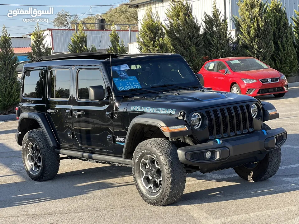 Jeeb rubicon hybrid جيب روبيكون هايبرد  فل اضافات  Plug in hybrid