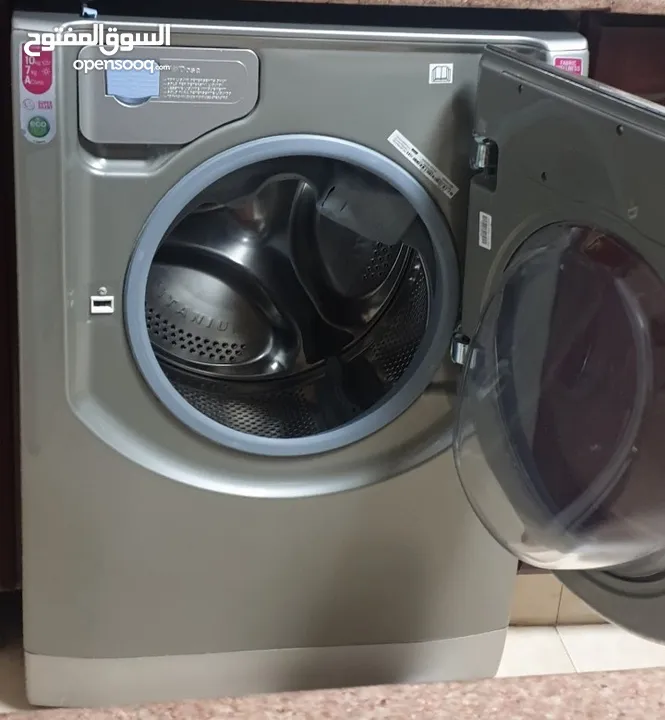 غساله مع حماصه 2في1 إيطالي نوع اريستون