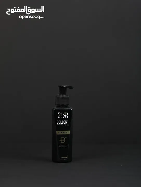 البكج العلاجي لجميع أنواع الشعر من جولدن هير Shampoo - Hair Mask - Conditioner - Serium Oil