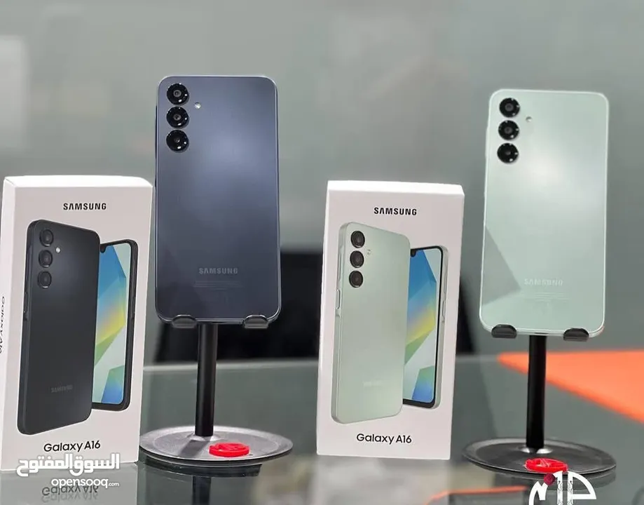 جديد Samsung A16 رام 8 و 12 و 16 جيجا 128 و 256 مكفول سنة هدية كفر ولزقة وشاحن الاصلي متوفر توصيل
