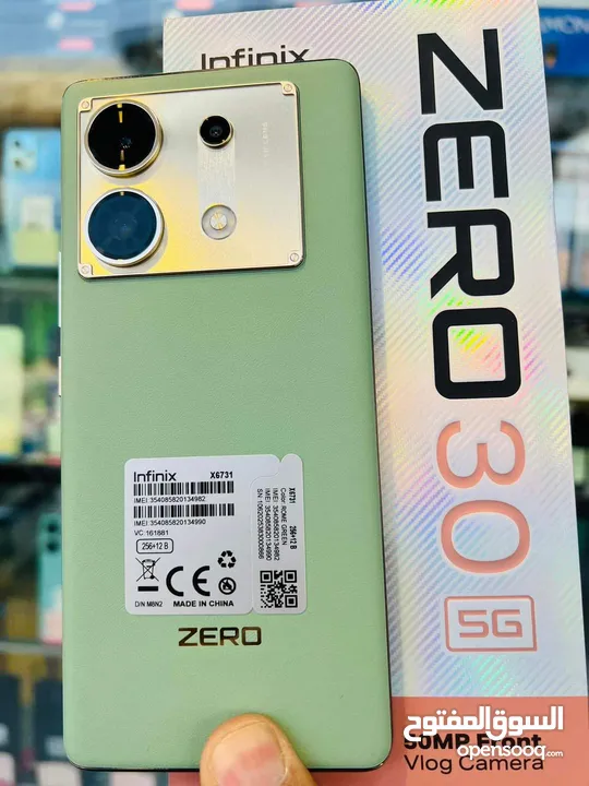 جهاز جديد Zero 30 5G رام 21 جيجا 256 مكفول سنة
