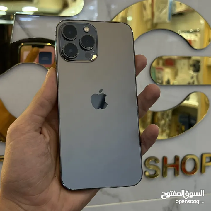 iPhone 13 Promax 128GB / Battery : 83% - 88% مستعمل بحالة الوكالة