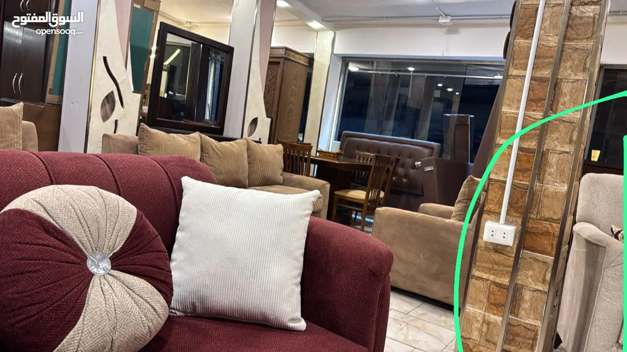 طقم كورنر تفصيل خشب لاتيه وقراط إسفنج ضغط عالي سفنج تركي القماش قماش مخمل ووتر بروف
