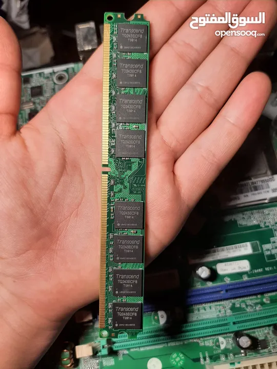 للبيع رام Transcend 2GB DDR2 800 Hz DIMM بحالة ممتازة لأجهزة الكمبيوتر المكتبية - موثوق وسرعة فائقة