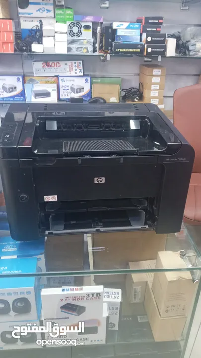 طابعة اتش بي ليزر اسود مستعمل مع خبر جديد
