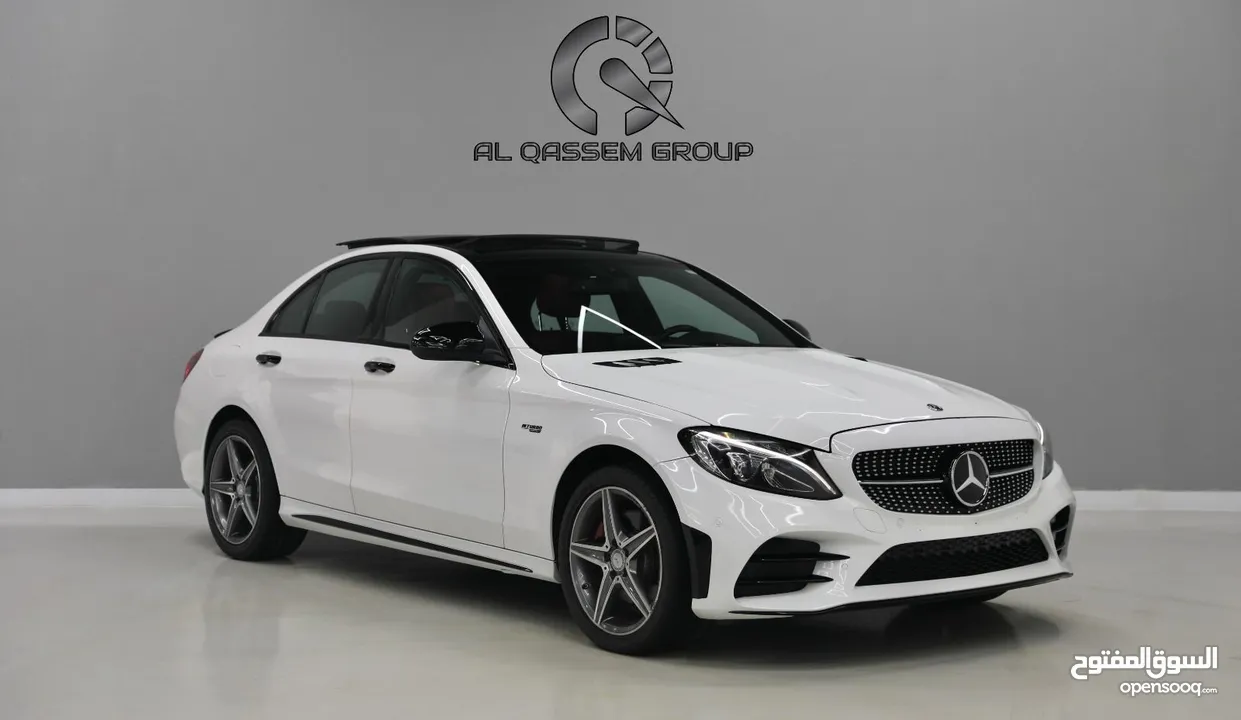 Mercedes-Benz C300 1,310 AED Monthly Installment  C 43 Amg Kit  Low Mi  Free Insurance  (R323415)