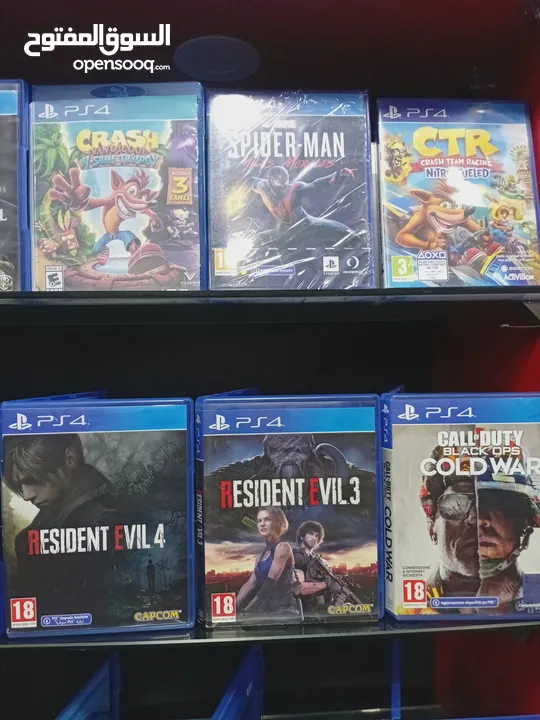 سيديات بلايستيشن فور  و فايف PS4 &PS5 CD.S