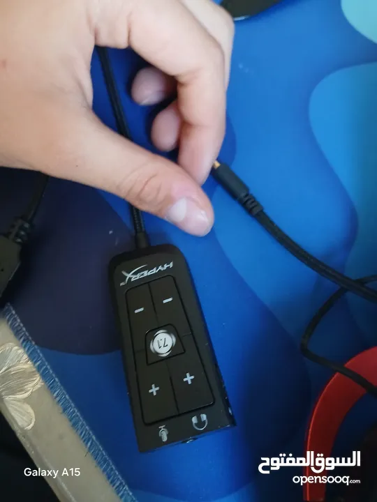 سماعة الألعاب Hyperx cloud ii  أحمر مع سماعةnubwo n13