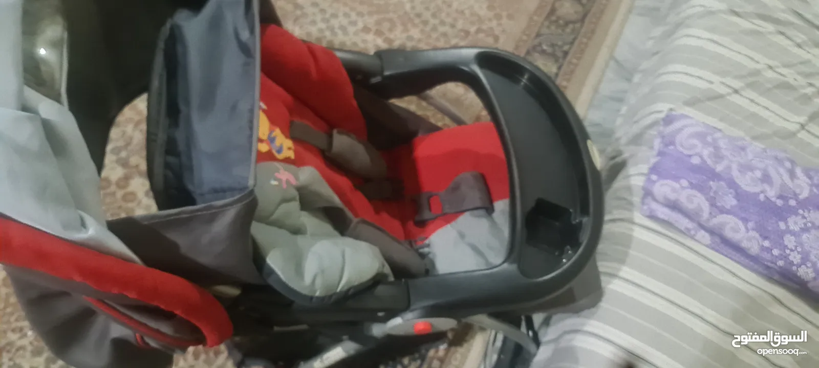 عرباية أطفال قوية ومتينة وشبه جديديدة استعمال قليل وماركة GOODbabY وبحالة ممتازة