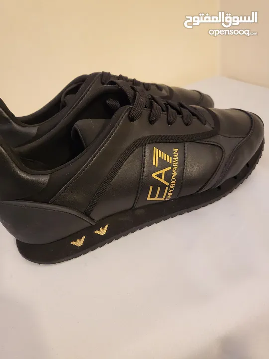 EA7 EMPORIO ARMANI NAVY BLUE SILVER SNEAKERS 40
