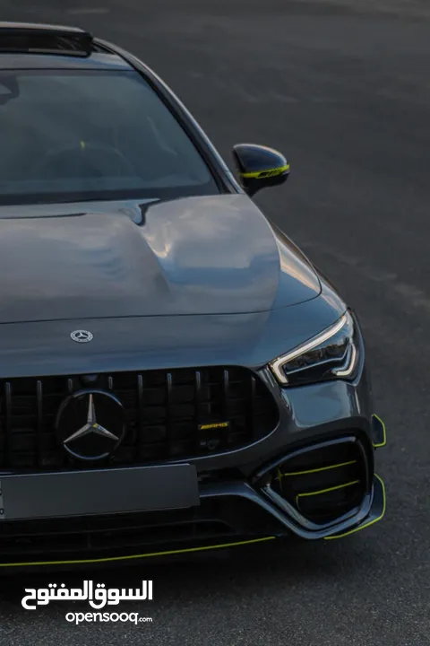 2022 Mercedes Amg Cla45s Clean title  excellent condition ( عقد صيانة بلوكالة)