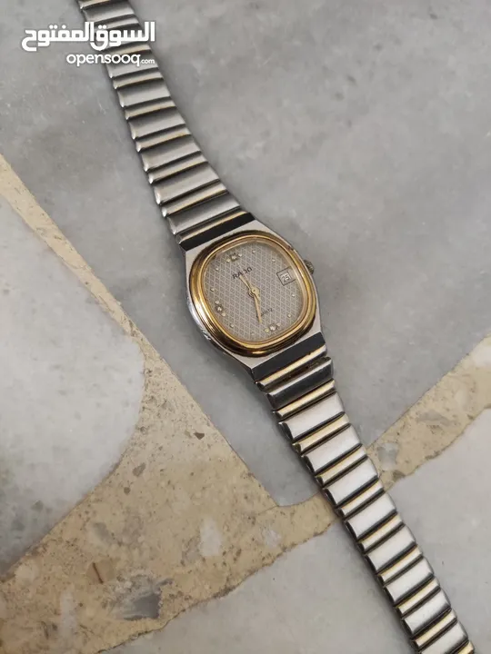 ساعة RADO سويسرية أصلية (تصميم أنيق - بحالة ممتازة)