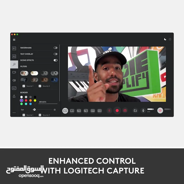 Logitech cam for Creators StreamCam Premium Webcam