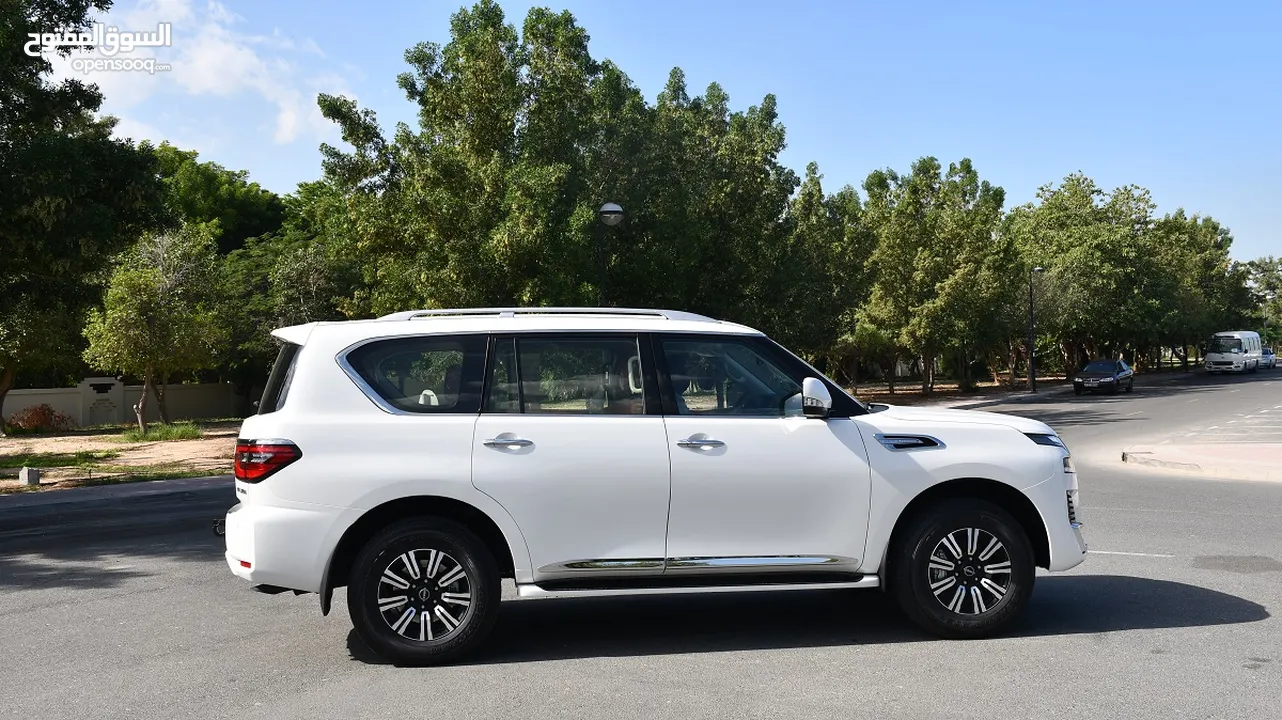 Nissan - Patrol 2024 V6 White colour (Daily, weekly, monthly Rental Available) Cruise Control, Clean