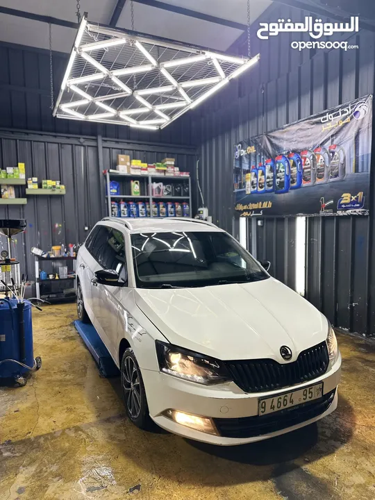 سكودا فابيا special edition شصي طويل بالكرتونة مش داخلة كراج بالصلاة على النبي